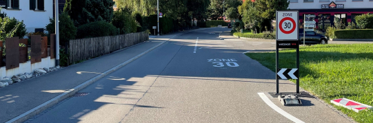 Strassenbauprojekt, Nachrüstung der Tempo-30-Zonen, Öffentliche Planauflage