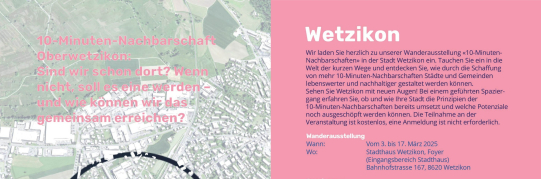 Wanderausstellung im Wetziker Stadthaus